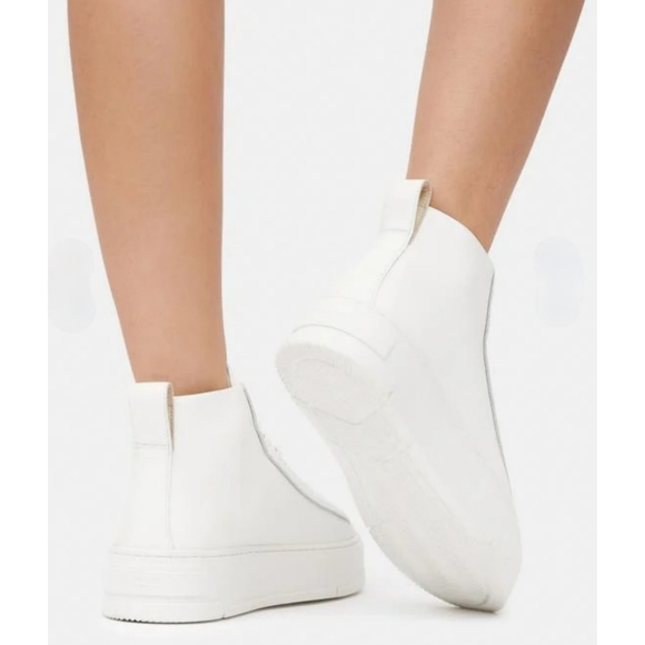 VAGABOND SHOEMAKERS White Leather Judy High Top Sneakers NWT 38 - Picture 2 of 5